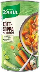 Köttsoppa med Grönsaker 4 Port
