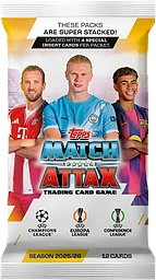 Fotbollskort Champions League Booster 25/26 Topps Match Attax