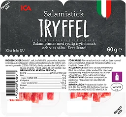 Salamisticks Tryffel 60g ICA