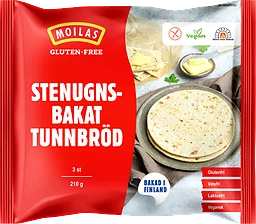 Tunnbröd Glutenfritt Moilas