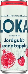 Kolsyrat vatten Jordgubb/Granatäpple 33cl Loka