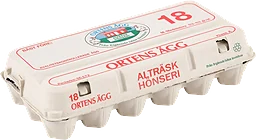 Ortens Ägg 18-p M-Medelstora Alträsk Hönseri