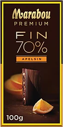 Chokladkaka Premium 70%kakao Orange 100g Marabou