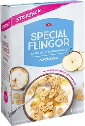 Specialflingor Naturell 750g ICA