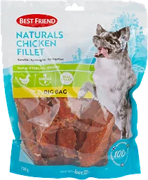 Hundgodis Naturals kycklingfilé  750 Gram Best friend