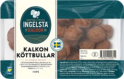Köttbullar Kalkon Stekta