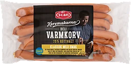 Varmkorv 75% Kötthalt 360g Korvmakarna Scan