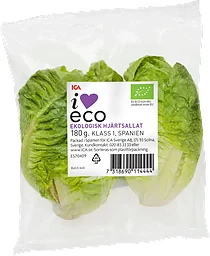 Hjärtsallad Eko 180 g klass 1 ICA I love eco