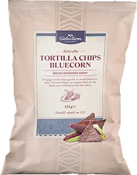 Tortillachips Bluecorn 125g ICA Selection