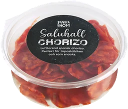 Chorizo Saluhall Lufttorkad Skivad 80g PAUL och THOM