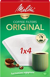 Kaffefilter Orginal Vit 1x4 80-p Miljömärkt Melitta