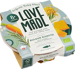Barnmat Bulgur risotto 8m 185g Lovemade