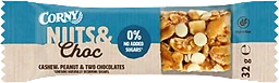 Bar Nuts & Choc Cashew 32g Corny
