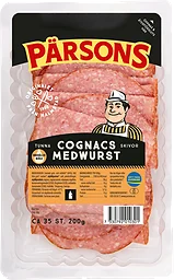 Cognacsmedwurst Tunna Skivor 200g Pärsons