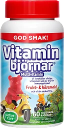 Multivitamin Björnar Kosttillskott 60-p Active Care