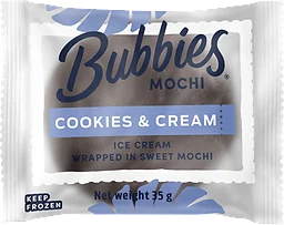 Glass Mochi Cookies & Cream 35g Bubbies