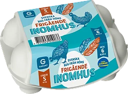 Ägg 6p Frigående Inomhus Small