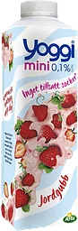 Yoghurt Mini Jordgubb 0,1% 1000g Yoggi®