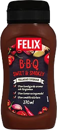 Sås BBQ Sweet & Smokey 370ml Felix