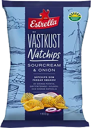 Västkust Nätchips Sourcream & Onion160g