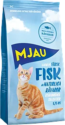 Kattmat Fisk & naturliga råvaror 1,75kg Mjau