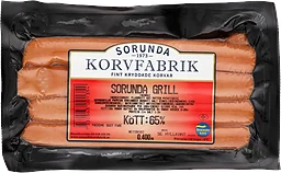Korv Sorunda Grill 65% Kötthalt Sorunda K…