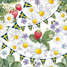 Servett M Svenska Flaggan