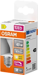 LED Klot E27 Matt 470lm(40W) Dimbar Osram