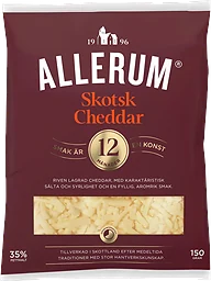 Cheddar Skotsk Riven 150g Allerum