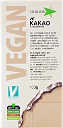 Choklad vit vegan Ekologisk 100g Greenstar