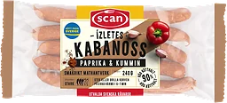 Kabanoss Ízletes Paprika och Kummin 90% Kötthalt 240g Scan