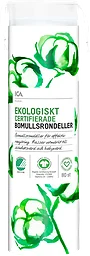 Bomullsrondeller 80-p ICA Hjärtat