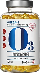 Omega 3 Forte 70% 1000mg 120-p BioSalma®