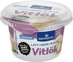 Crème Fraiche Lätt Vitlök 11% 200g Norrmejerier