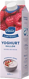 Fruktyoghurt Hallon Laktosfri 2,1% 1l Valio