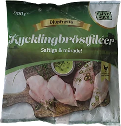 Kycklingbröstfiléer 800g Flevo Gold