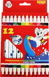 Fiberpennor dubbelspets 12-p Sense