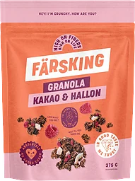 Granola kakao hallon 375g Färsking