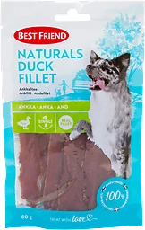 Hundsnacks Naturals ankfilé 80 Gram Best friend