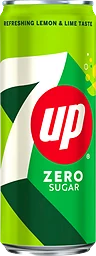 7up Zero Läsk, Burk