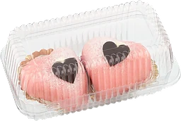 Prinsesshjärta valentin 2-p 300g Bake My Day