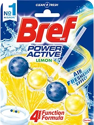 Power active Lemon Doftblock Toalettrengöring 53g WC Bref