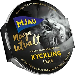 Kattmat Kyckling i sås Våt