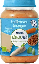 Barnmat Lasagne Fullkorn mild Ekologisk 8mån Nestle