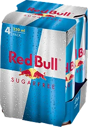 Energidryck Red Bull Sockerfri 4-pack