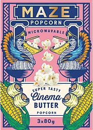 Mikropopcorn Med Smör Cinema 240g Maze