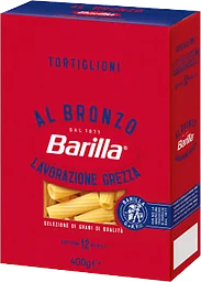 Pasta Tortiglioni Al Bronzo 400g Barilla
