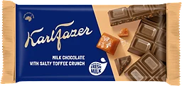 Chokladkaka Salty toffee crunch 145g Fazer