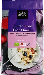 Havremüsli Glutenfri 550g Miljömärkt Urtekram