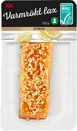 Lax Färsk Varmrökt Citron 125g Miljömärkt  ICA
